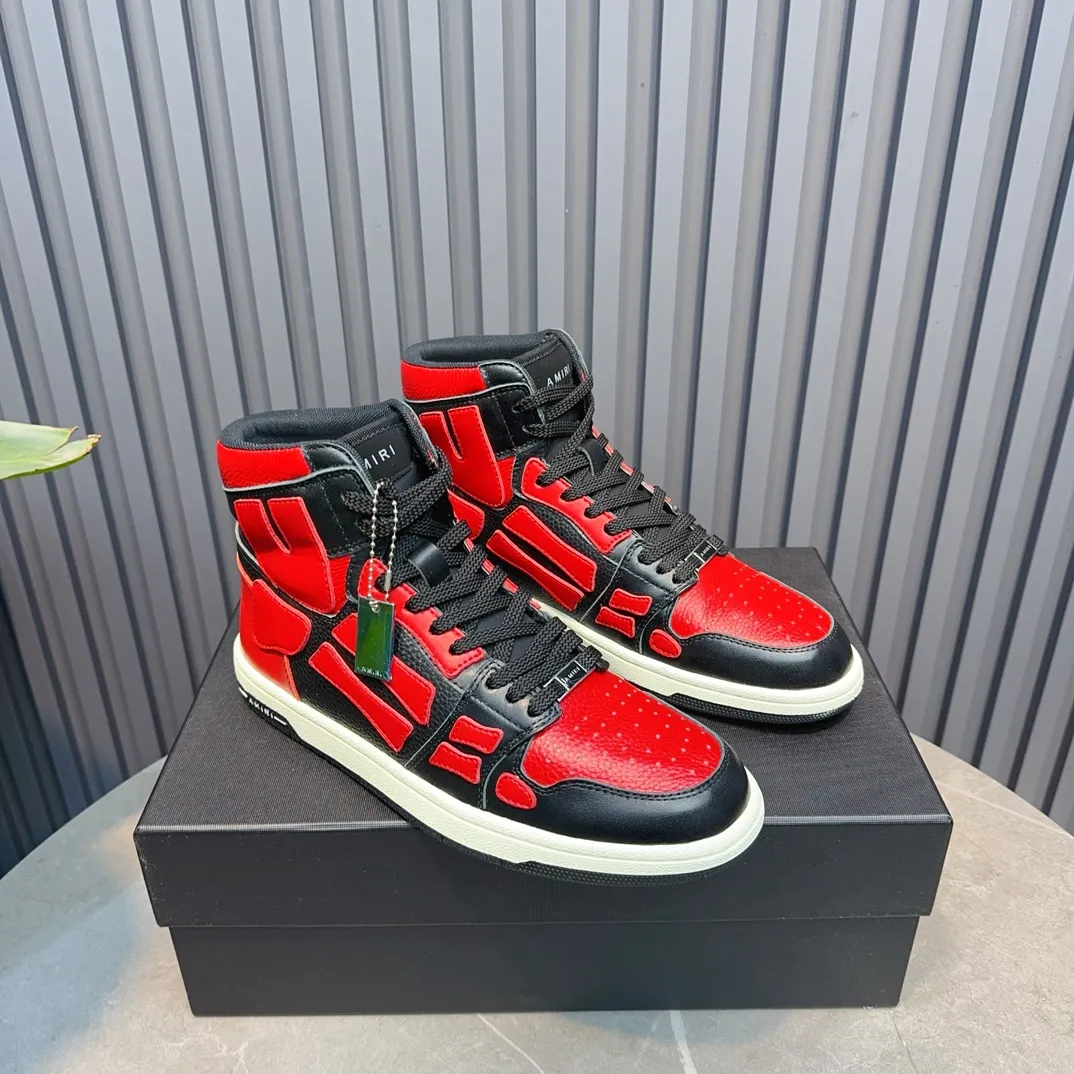 Men's shoes💰620💰 AMIRI AMIRI trendy brand hot sale🔥 Available all year round✅Couples💑 Official website synchronization Imported fabrics 1⃣️ratio 1⃣️Re-engraved, original factory special original sole, 35-45 (38.45. Non-refundable)